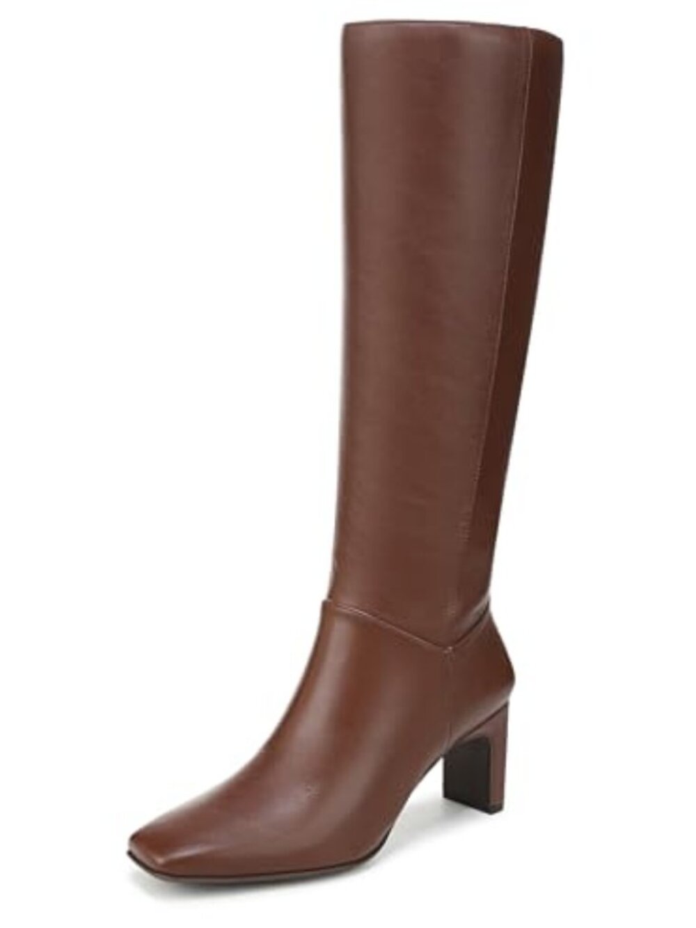 Naturalizer Nona Extra Wide Calf Knee High Boots Brown Size 9W NWT